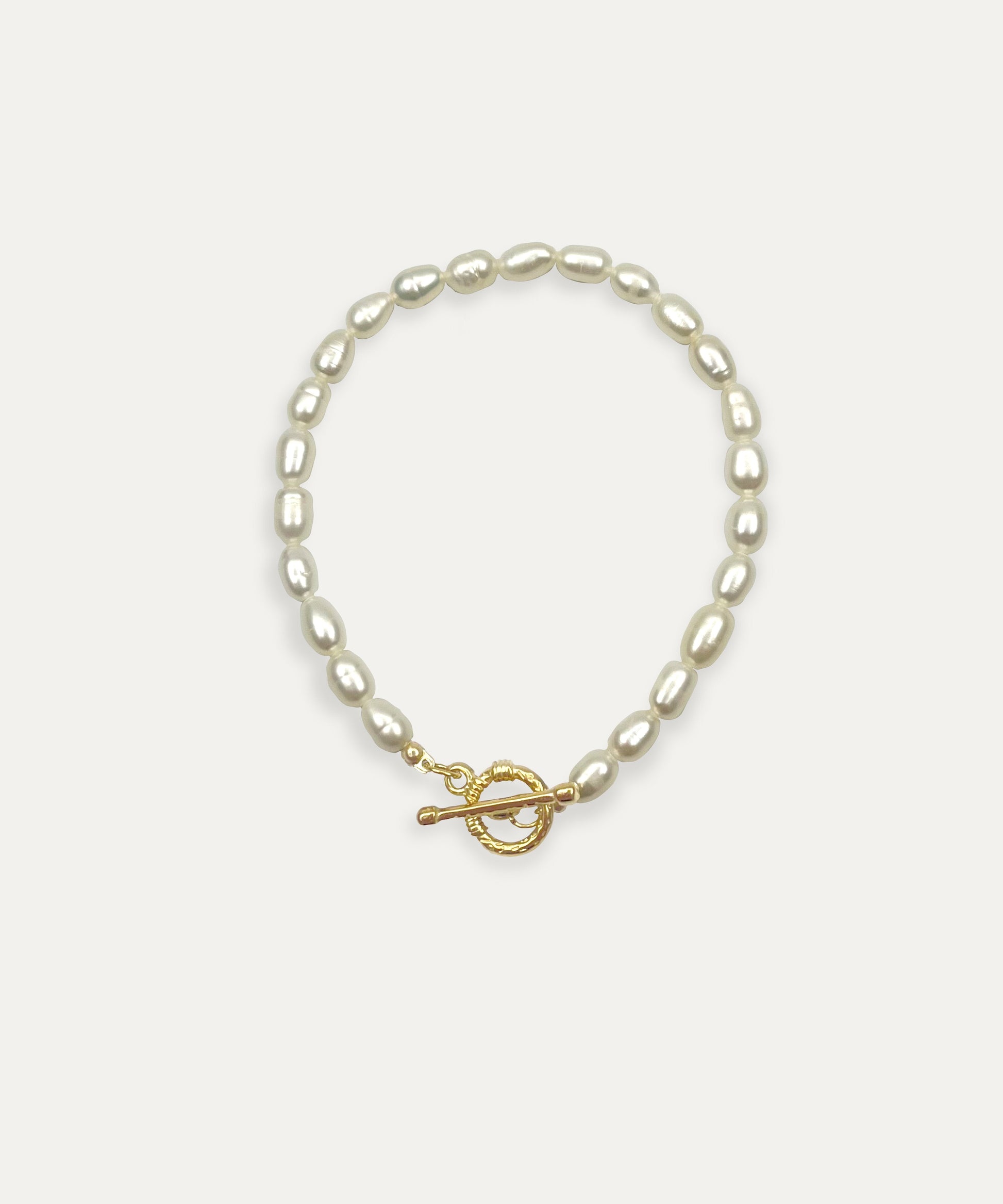 Ariel Pearl & Gold Bracelet