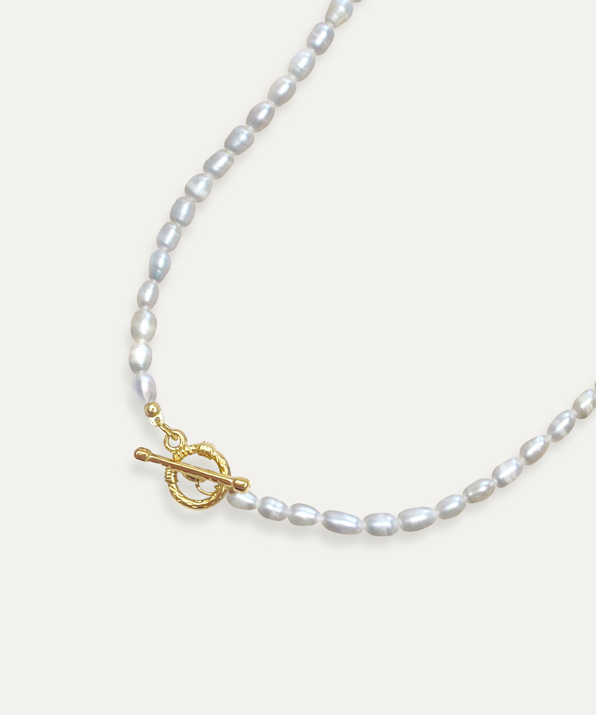 Ariel Pearl & Gold Necklace
