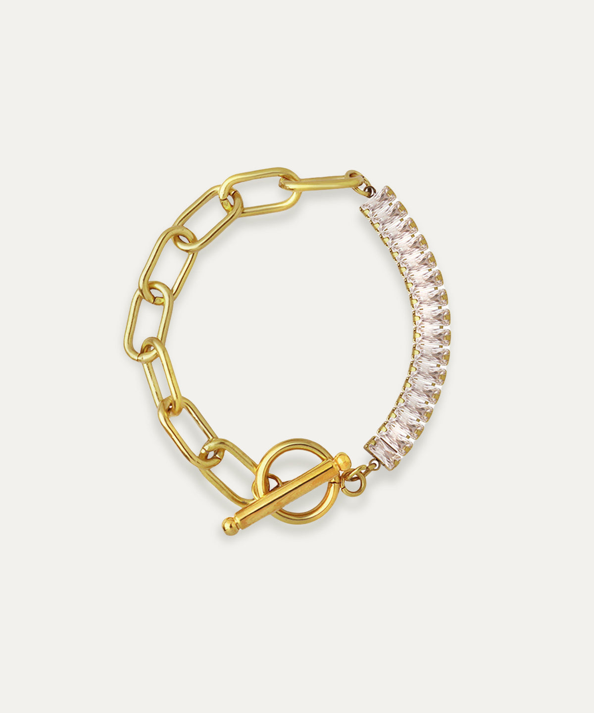 Blair Gold Baguette Chain Bracelet