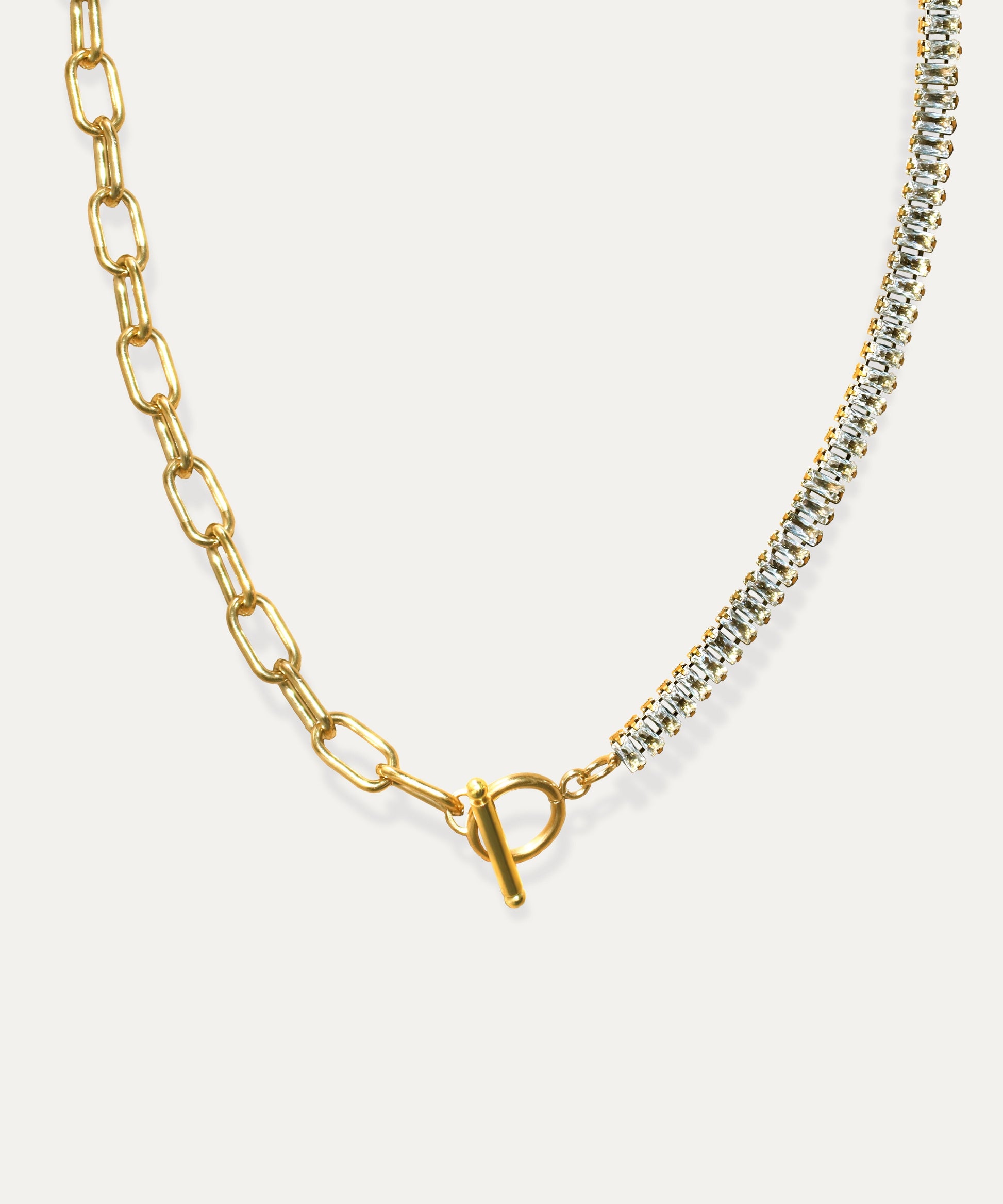 Blair Gold Baguette Chain Necklace