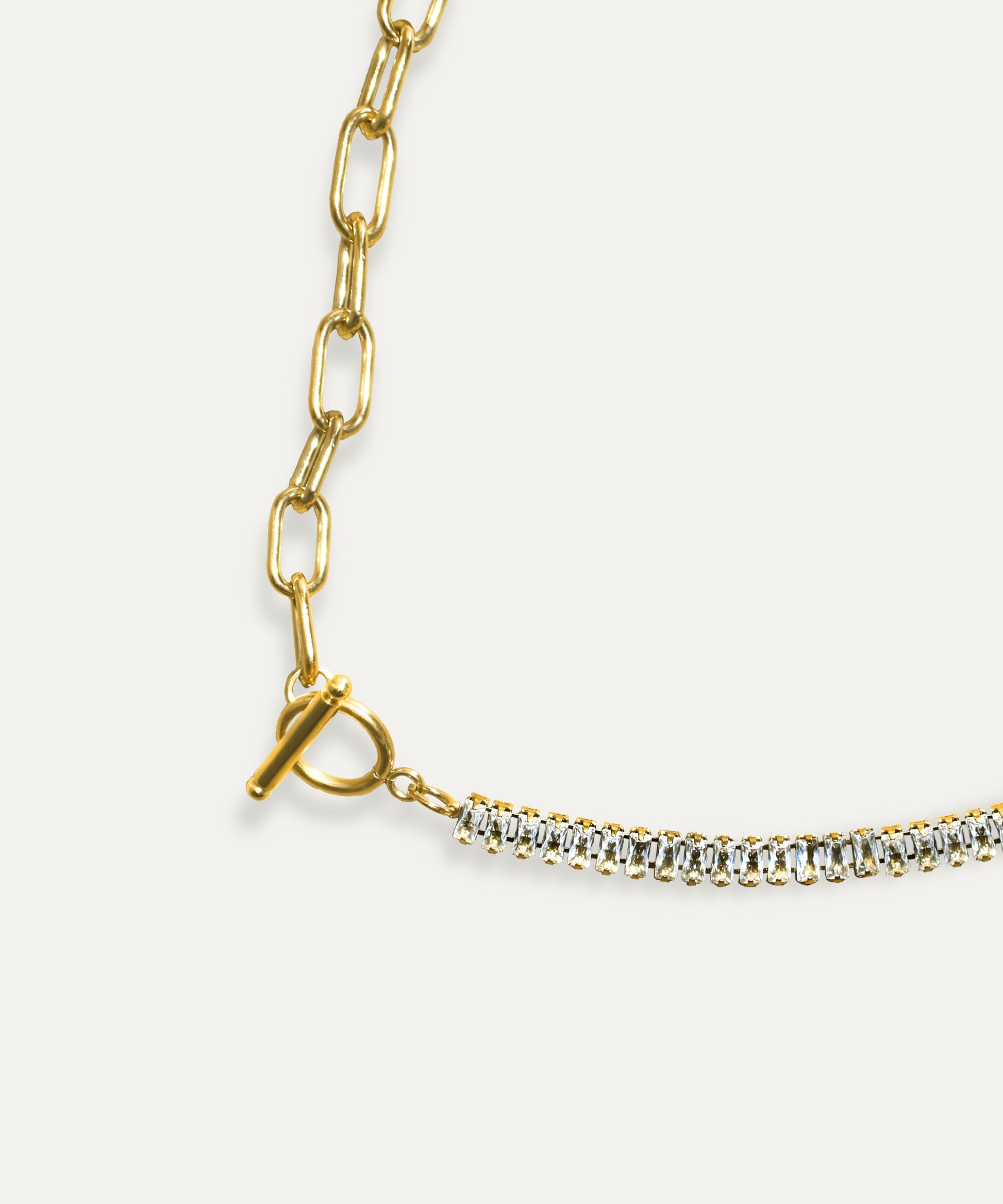 Blair Gold Baguette Chain Necklace