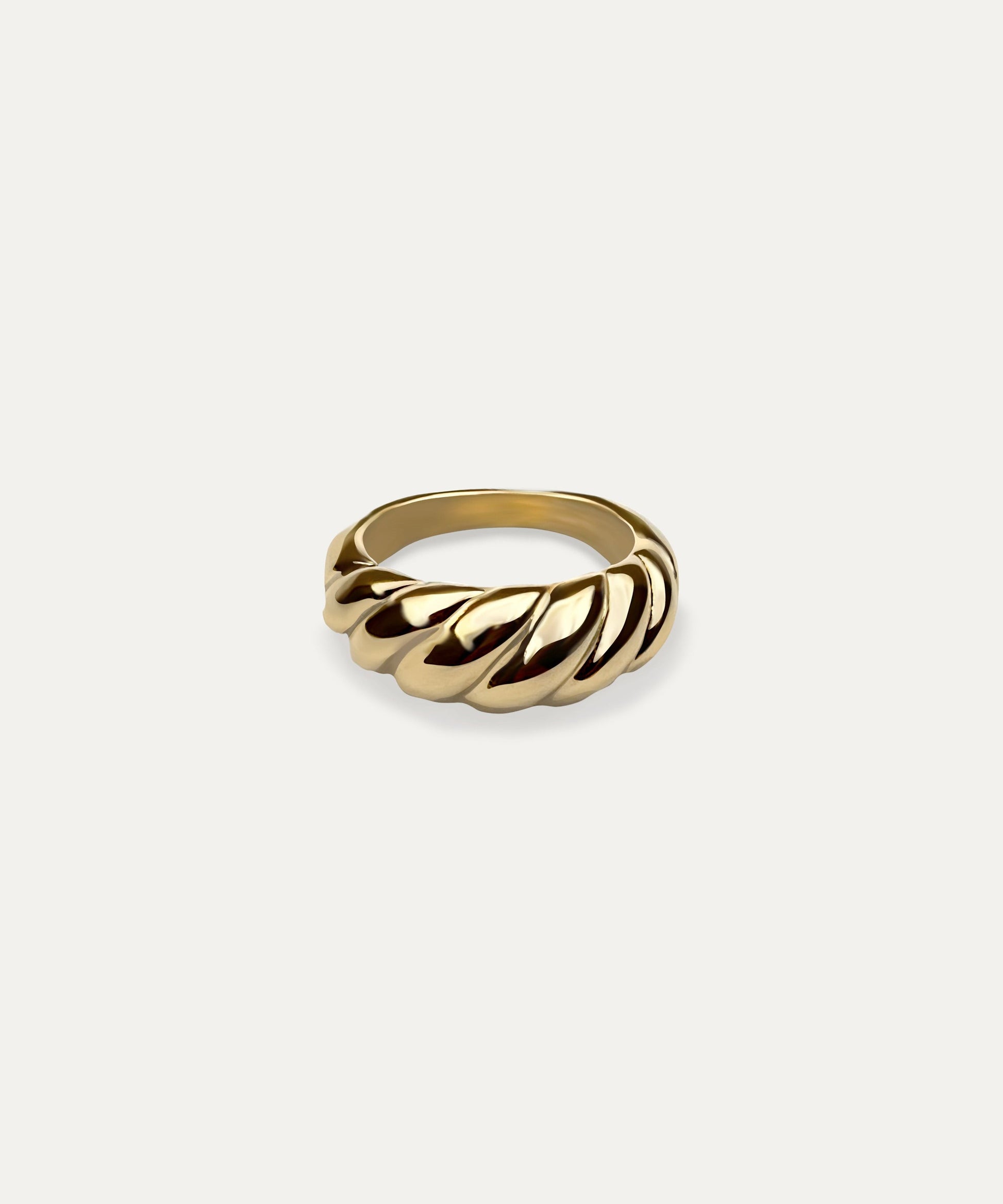 Charlie Gold Croissant Ring