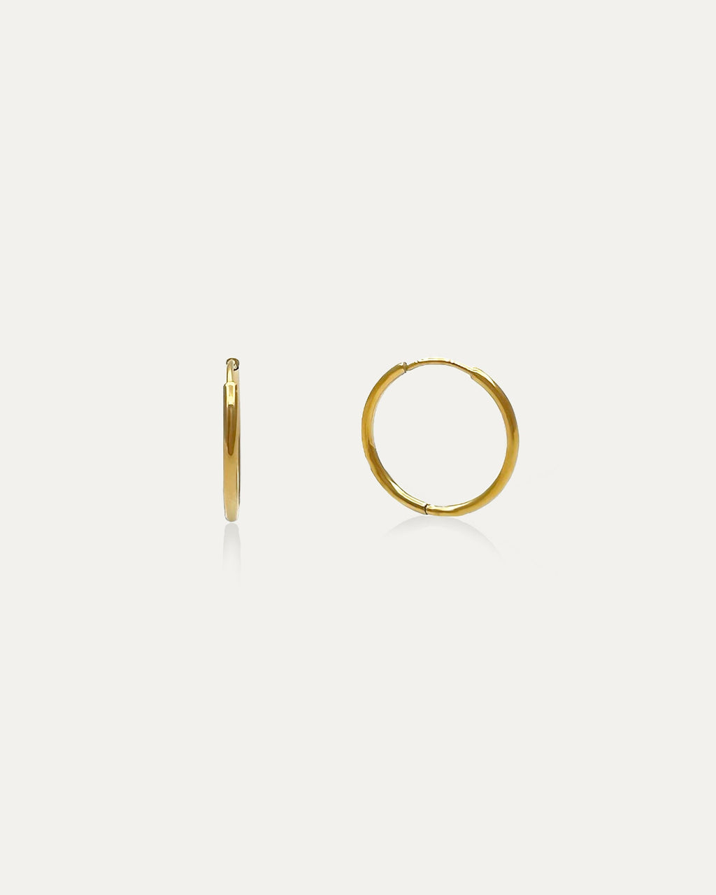 Classic Small Gold Hoops