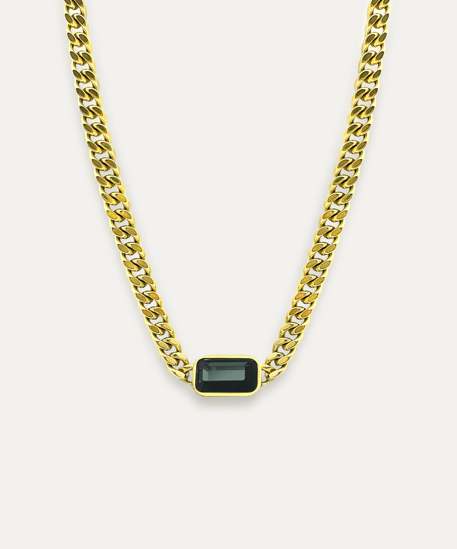 Cody Bezel Chain Necklace