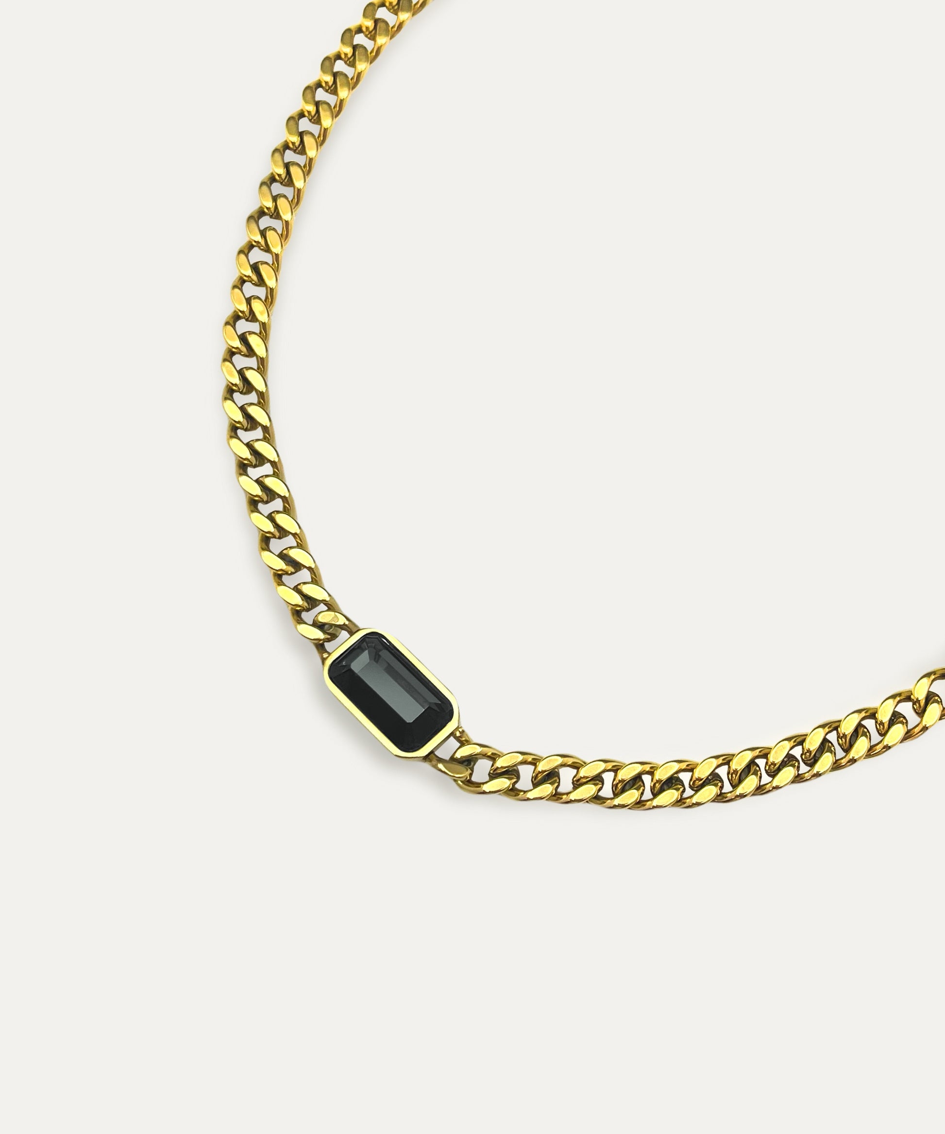 Cody Bezel Chain Necklace