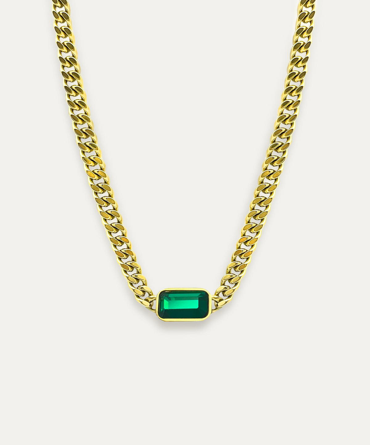 Cody Bezel Chain Necklace