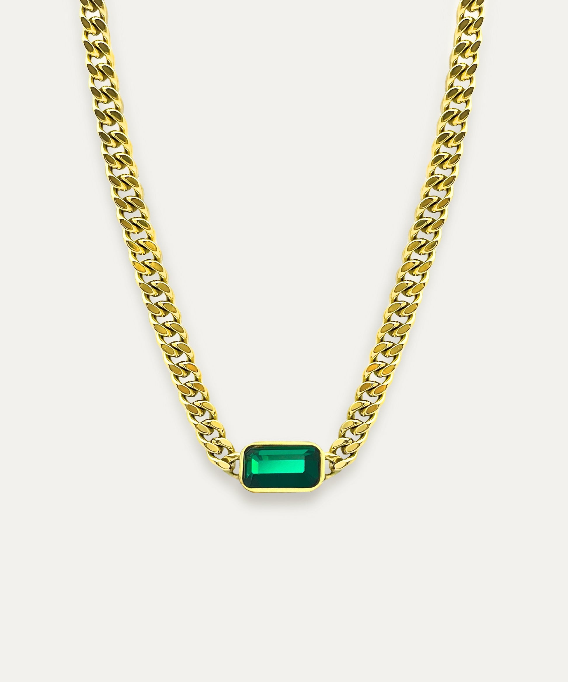 Cody Bezel Chain Necklace