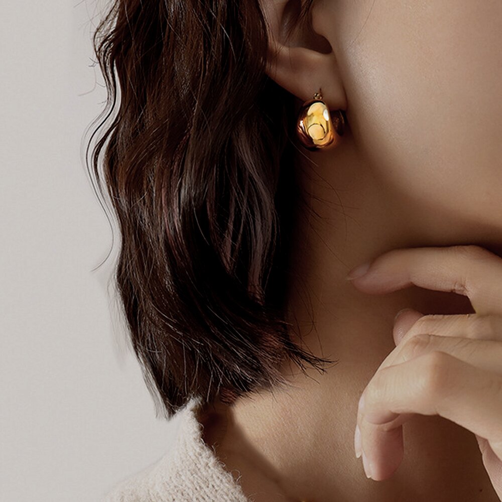 Eras Chubby Hoop Earrings