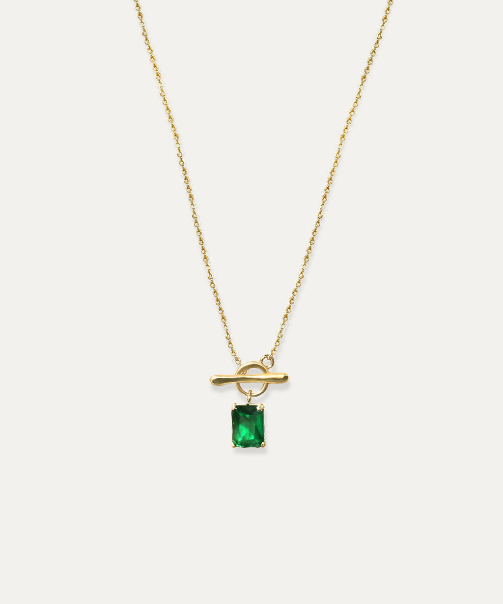 Eve Gem Toggle Necklace