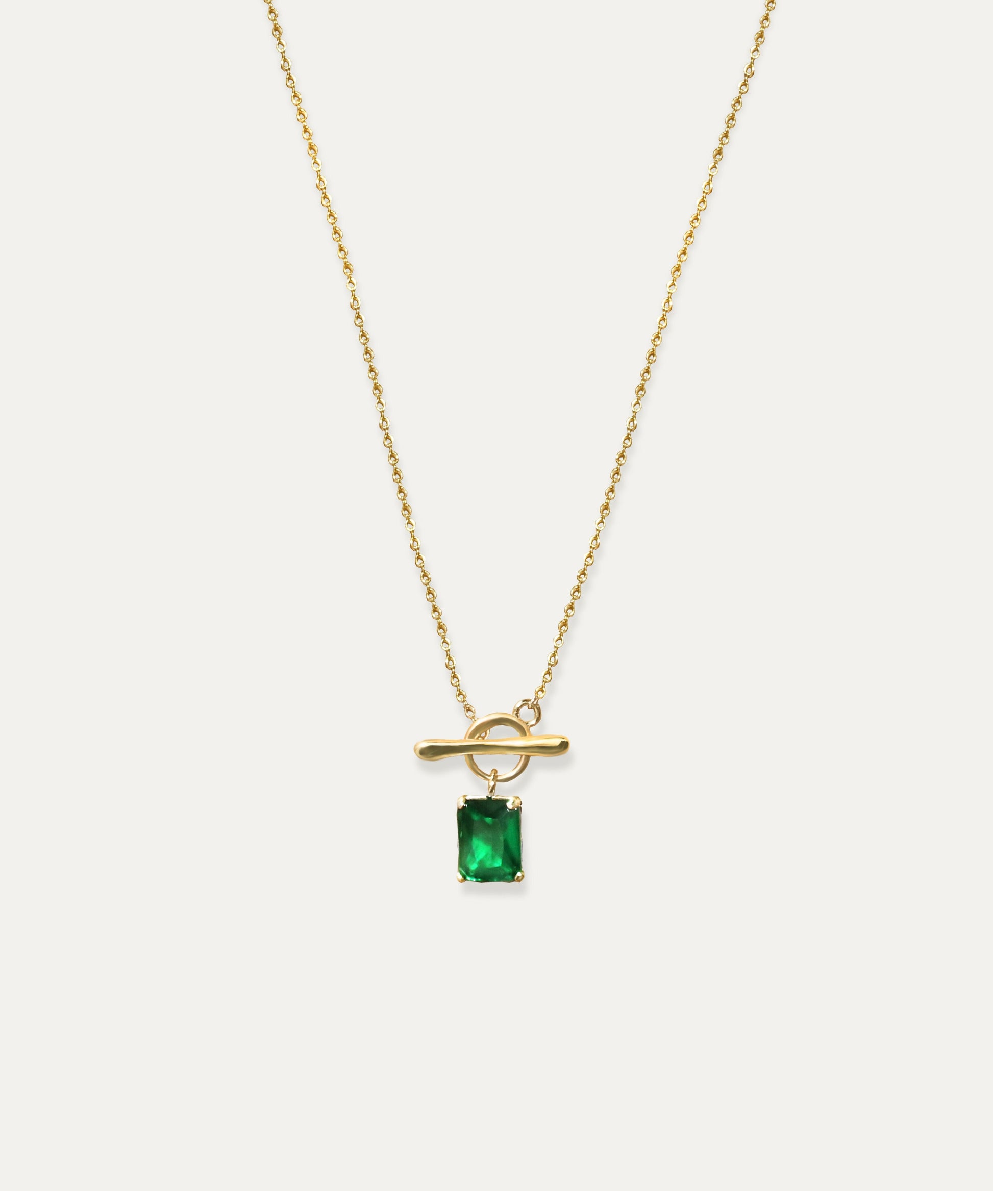 Eve Gem Toggle Necklace