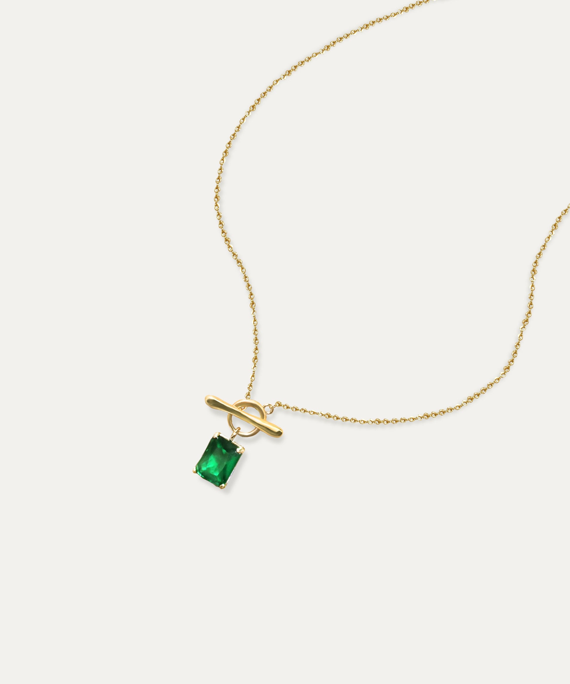 Eve Gem Toggle Necklace