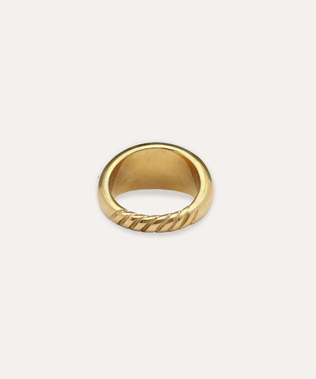Galaxy Gold Dome Ring