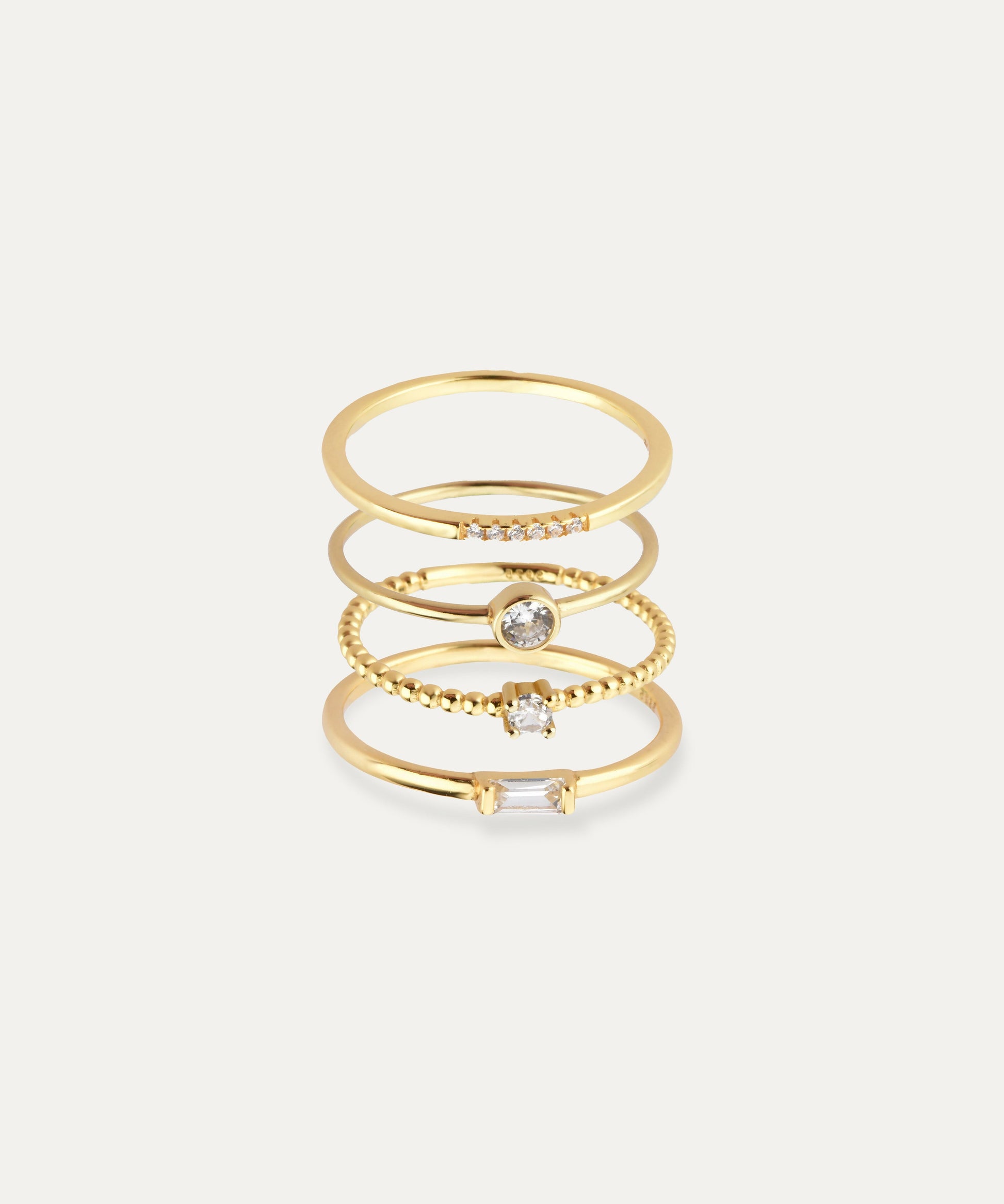 Margo Gold Stacking Ring Set