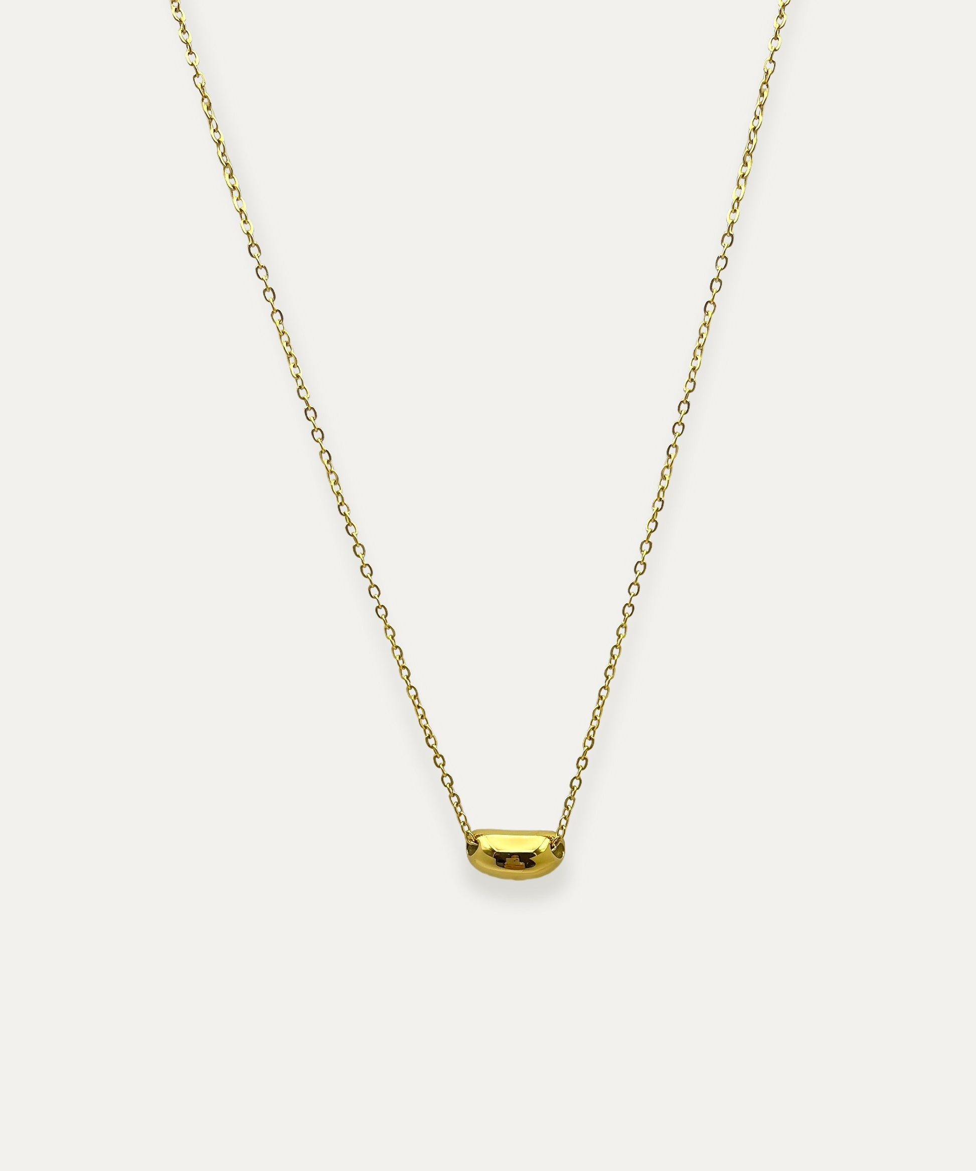 Mini Gold Bean Necklace