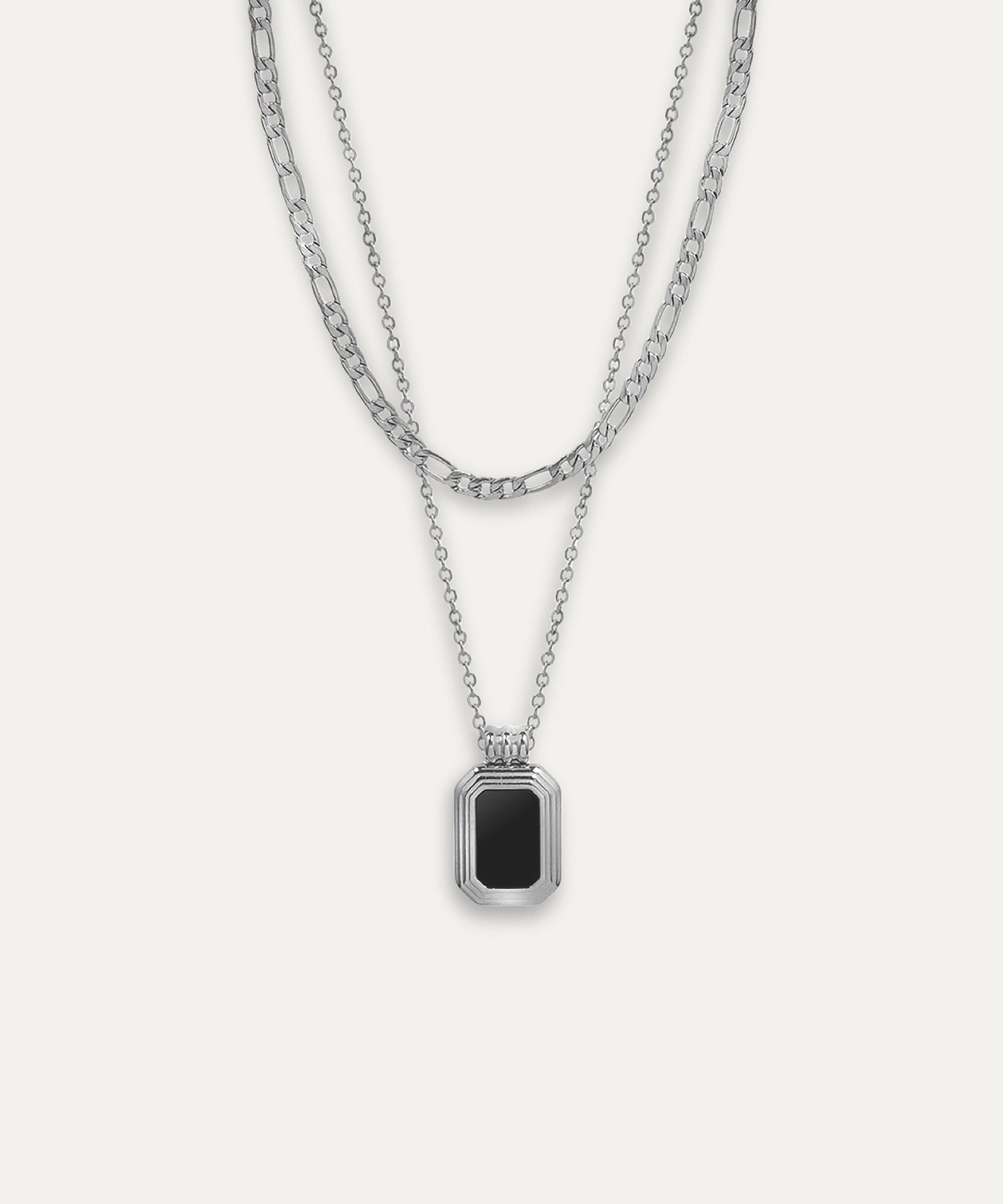 Mona Silver Layering Necklace