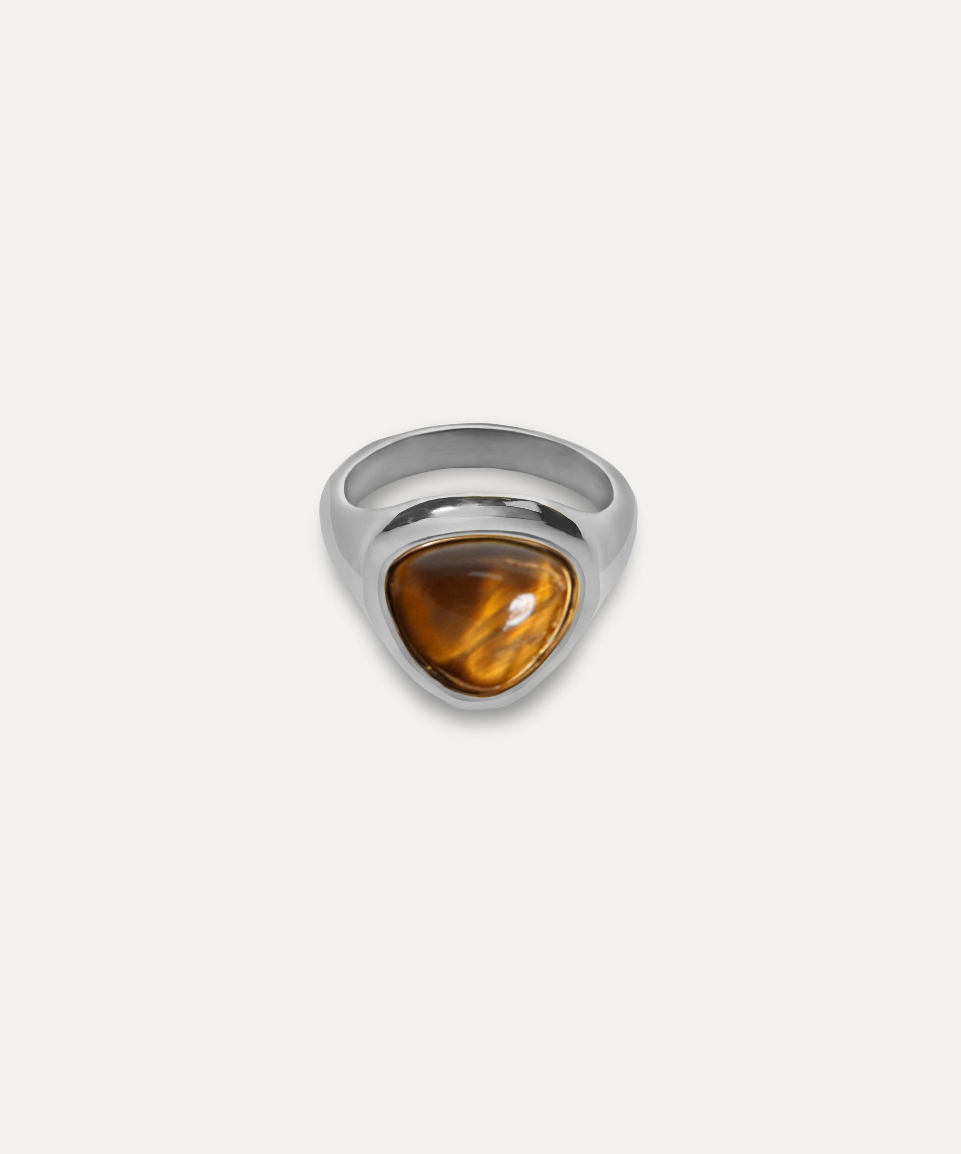 Soleil Silver Tiger's Eye Ring