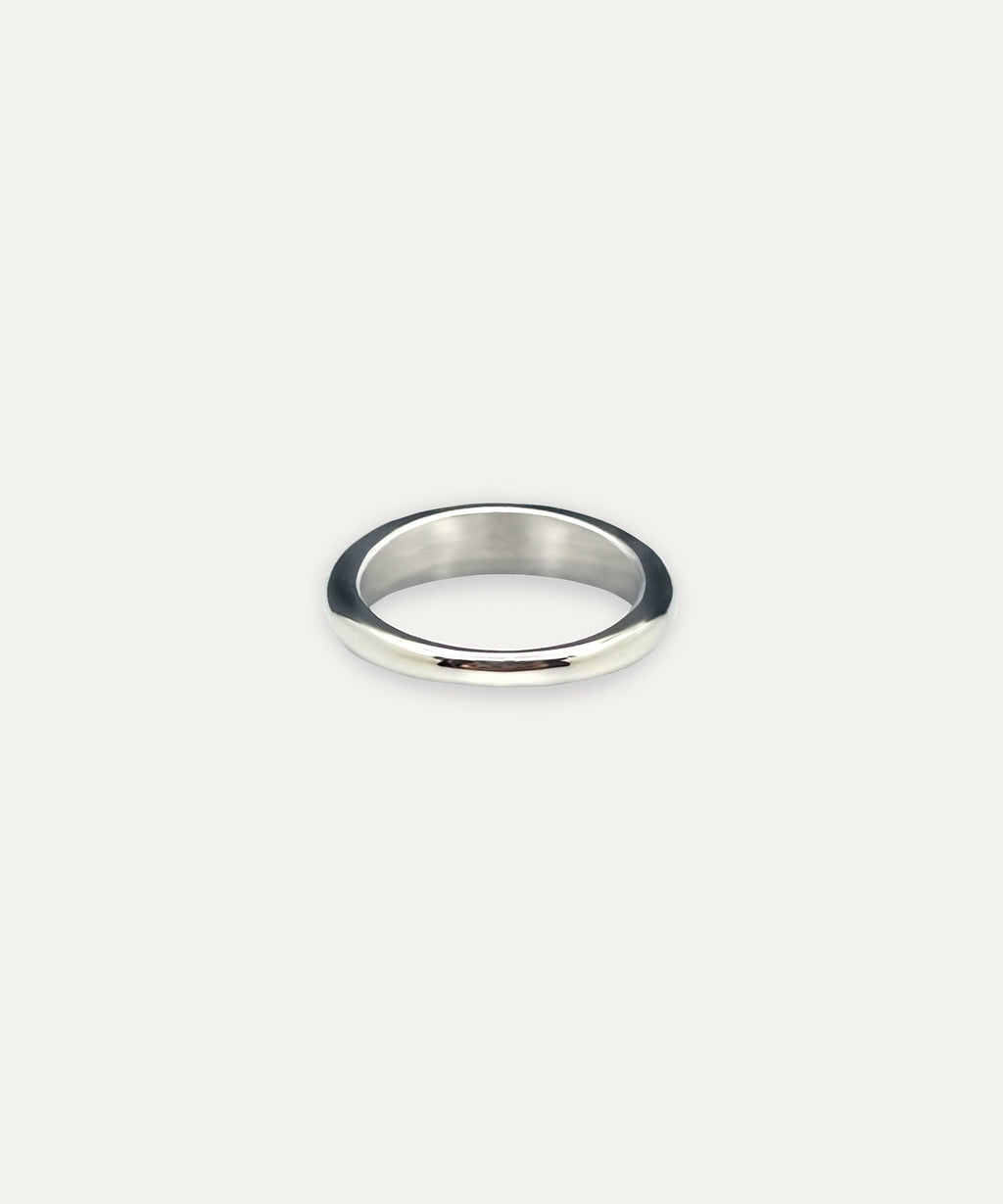 Starburst Silver Dome Ring